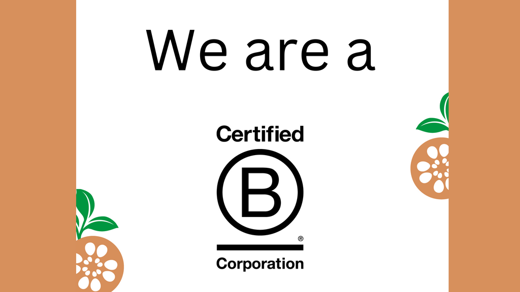 We are a certified B Corporation!